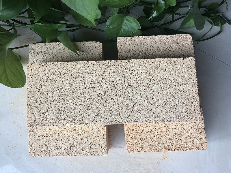 High aluminum poly bricks for blast furnace