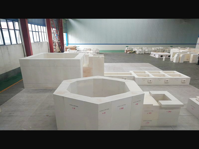 AZS Fused casting zirconia corundum block for glass fusing kiln